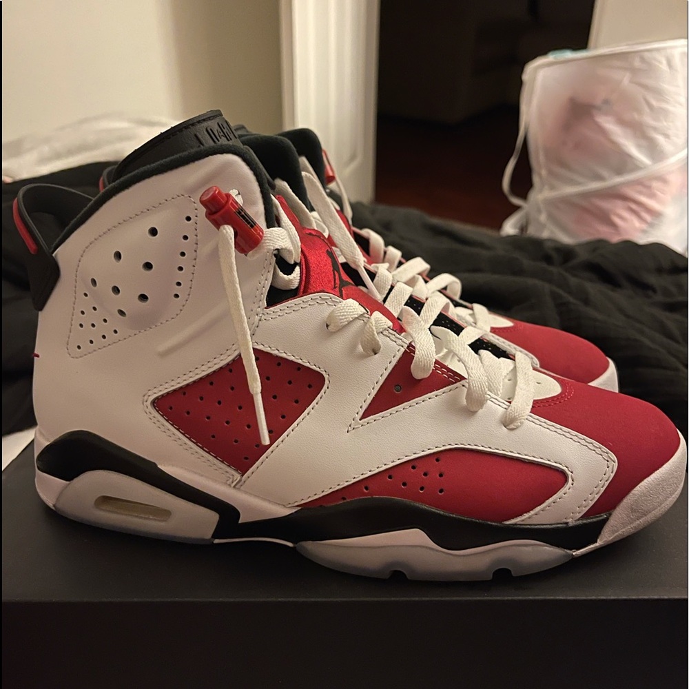 Air Jordan 6 “Carmine” Retro 🤍❤️🖤